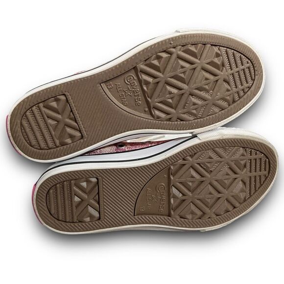 Converse Chuck Taylor All Star Hot Pink & Fuchsia Hi-Top Girl's Sneakers Size 13 - Picture 7 of 11